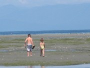 Walking miles of sandy beach