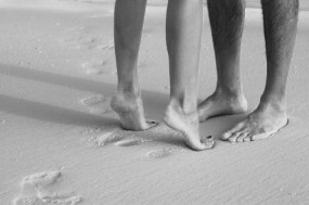 Romantic spots on the beach