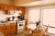 Fully equiped, beachfront cottage kitchen nook