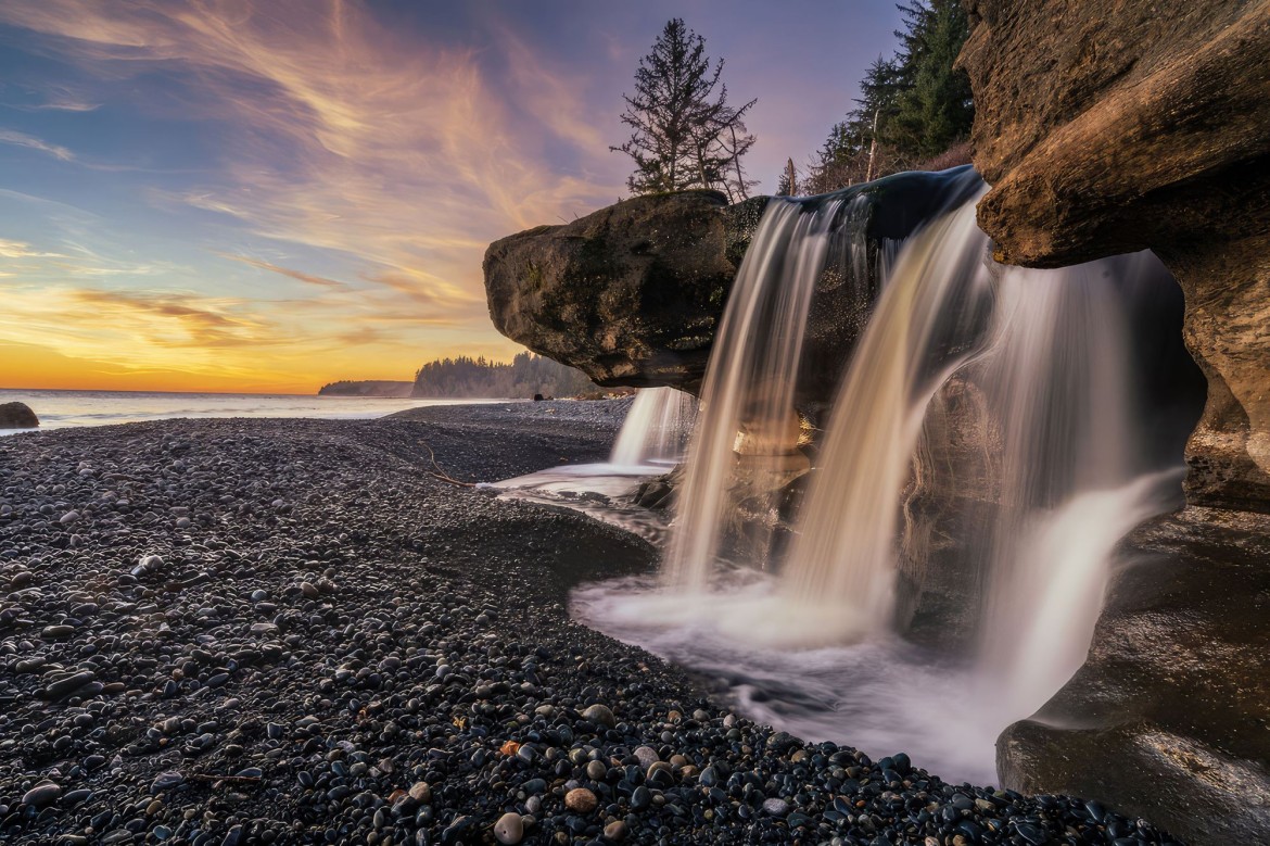 Waterfalls on Vancouver Island